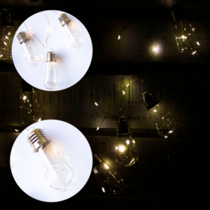 GUIRNALDA DE LUCES LED DISEÑO ALAMBRE CON FOQUITOS X10 2007505086094