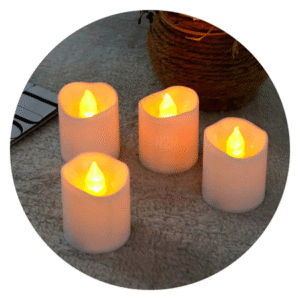 MT08529 VELA LED EFECTO FUEGO - X 24