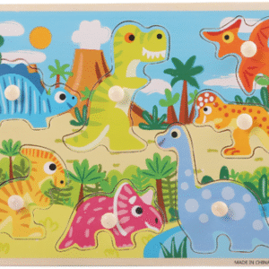 MT08824 ROMPECABEZAS CON AGARRE-DINOS