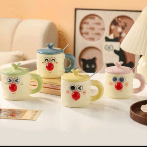 MT09341 TAZA CERAMICA NARIZ ROJO
