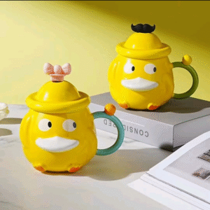 MT09365 TAZA CERAMICA FORMA PATO