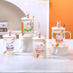 MT09577 TAZA VIDRIO CONEJO