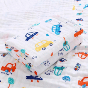 MT09542 MANTITA PARA BEBE 70X140 AUTITOS