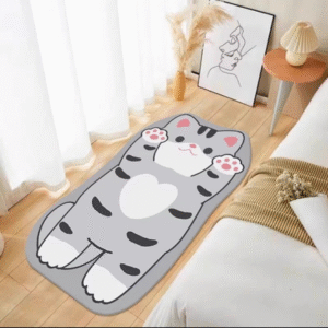 ALFOMBRA PIE DE CAMA 50X120 FORMA OSO Y GATO 2007505095034
