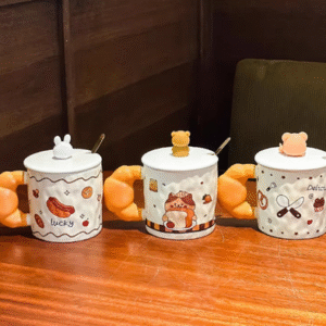 MT09823 TAZA CERAMICA ANIMALES