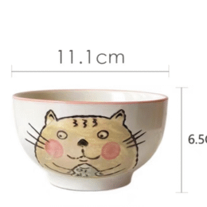 MT09718 BOWL CERAMICA 4.5 GATO Y PEZ"