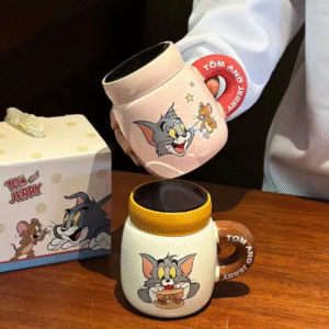 TAZA CERAMICA TAPA ESPEJO GATO Y RATON 2025080800034