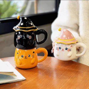 MT09986 TAZA CERAMICA GATO CON SOMBRERO 2007505099865