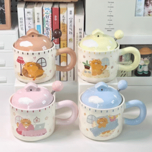AA0028 TAZA CERAMICA LAZY CAT