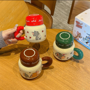 TAZA CERAMICA GATO Y RATON 2025080800140