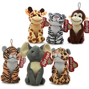ANIMALES SENTADOS 18CM solo queda tigre amarillo tigre blanco y leopardo