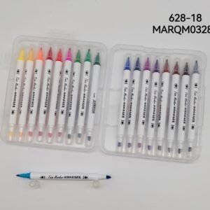 MARCADORES DOBLE PUNTA 18COLORES 628-18-96