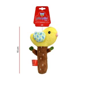 POLLITO CON SONAJERO 15CM