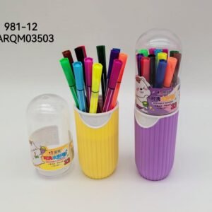 MARCADOR FIBRA 12COLORES 981-12-144