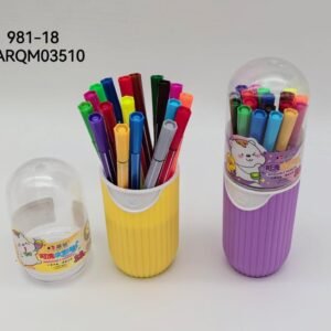 MARCADOR FIBRA 18COLORES 981-18-96