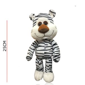 TIGRE MARRON Y BLANCO 25CM