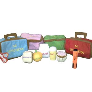 LUNCHERA CON 4 ACCESORIOS