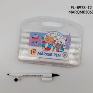 MARCADORES DOBLE PUNTA 12COLORES FL-8978-12-144
