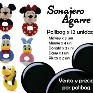 SURTIDO SONAJEROS MICKEY Y SUS AMIGOS 15CM