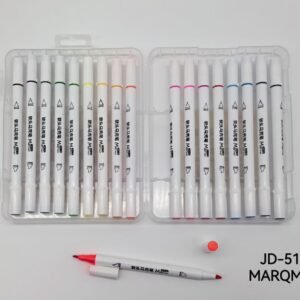 MARCADORES DOBLE PUNTA 18COLORES JD-512-18-96