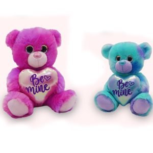 OSO SENTADO R Y C CON CORAZON 25 CM
