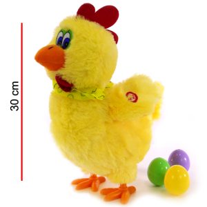 GALLINA PONE HUEVOS 30CM