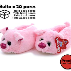 PANTUFLA CHANCHITO X 20 PARES