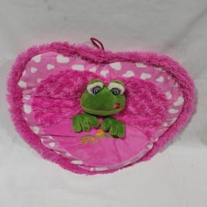 Almohada corazón con rana