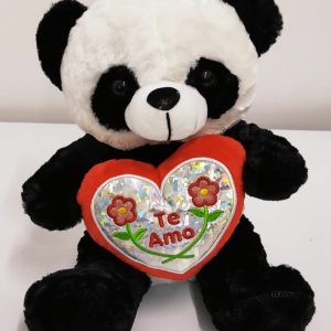 Panda con Corazón diamante Te amo