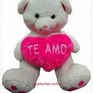 Oso con corazón gigante 100cm sentado súper Grande!!!