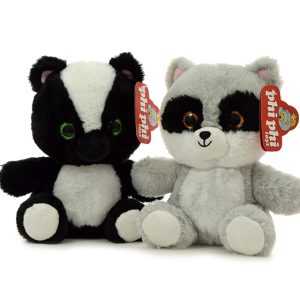 MAPACHE Y ZORRINO 22CM