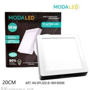 18W PLAFON LED CUADRADO FRIO AN-SPLS02-B-18W-6500k