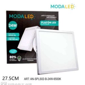 24W PLAFON LED CUADRADO FRIO AN-SPLS02-B-24W-6500k