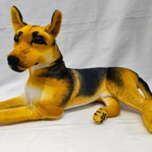 Perro acostado grande 60cm