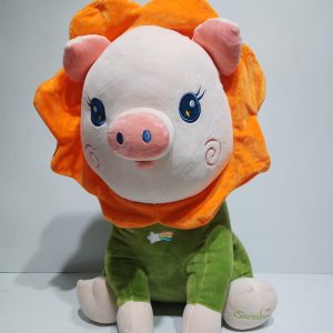 Leon chancho con remera verde 50cm