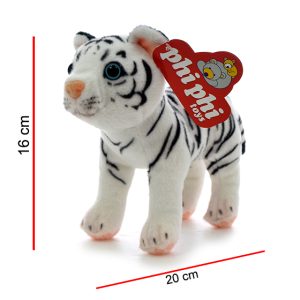 TIGRE BLANCO PARADO 20CM