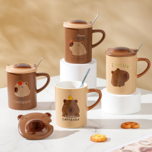 MT09361 TAZA CERÁMICA CAPIBARA - CARPINCHO