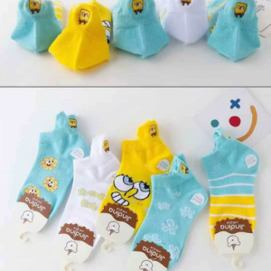 AA0163 MEDIAS DE NIÑO TALLE 5 A 8 AMARILLOX 10