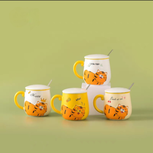 AA0322 TAZA CERAMICA TIGRE