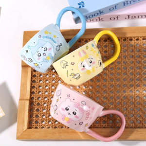 AA0242 TAZA CERAMICA GATITO Y CONEJITO CHIIKAWA