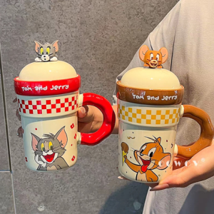 TAZA CERAMICA GATO Y RATON 2025080804698