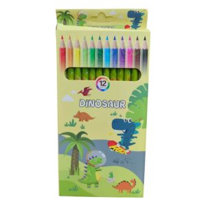LAPIZ COLORES DINOSAUR X12U 8017(801)