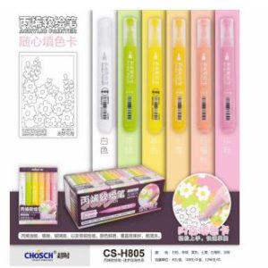 MARCADOR ACRILICO X6COLORES 5845(H805)