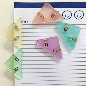 BROCHES TRIANGULAR PARA DOCUMENTOS CRISTAL X50 7844 (A745-2)