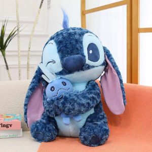 STICH AZUL CON FLORES 65CM