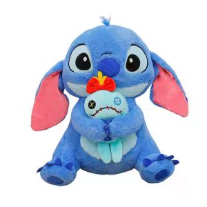 STICH AZUL CON TRAPO 22CM