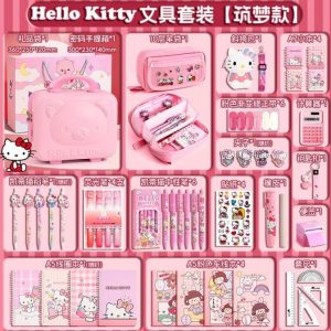 VALIJA HELLO KITTY DE UTILES ESCOLAR 2502-11
