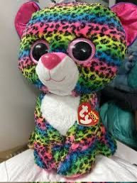 TY LEOPARDO MULTICOLOR 50CM