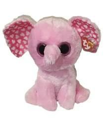 TY ELEFANTE ROSA 15CM
