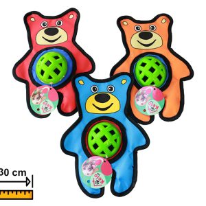 JUGUETE MORDEDOR RESISTENTE DISPENSER DE SNACK 30CM
